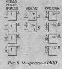 Микросхемы серии ТТЛ